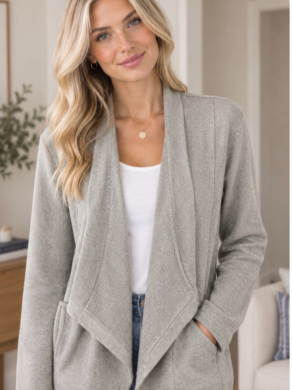 Banana Republic Gray Cardigan